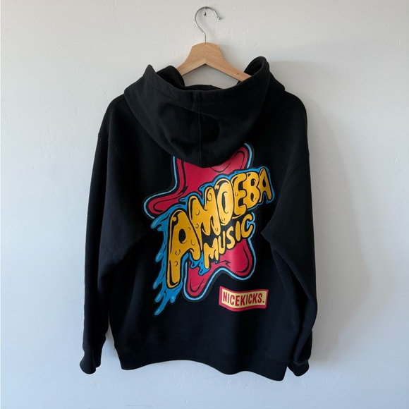 Nice Kicks x Amoeba Music Hoodie - Black - Picture 1 of 4